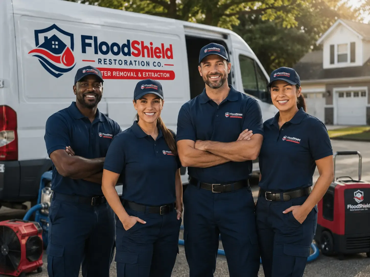 Flood Damage Restoration company in Lafferty, OH